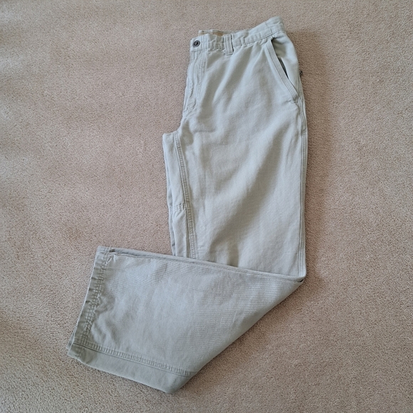 Men's Columbia Pants Lander Canvas Pants Utility Beige 36x34 AM8431 - Picture 12 of 13
